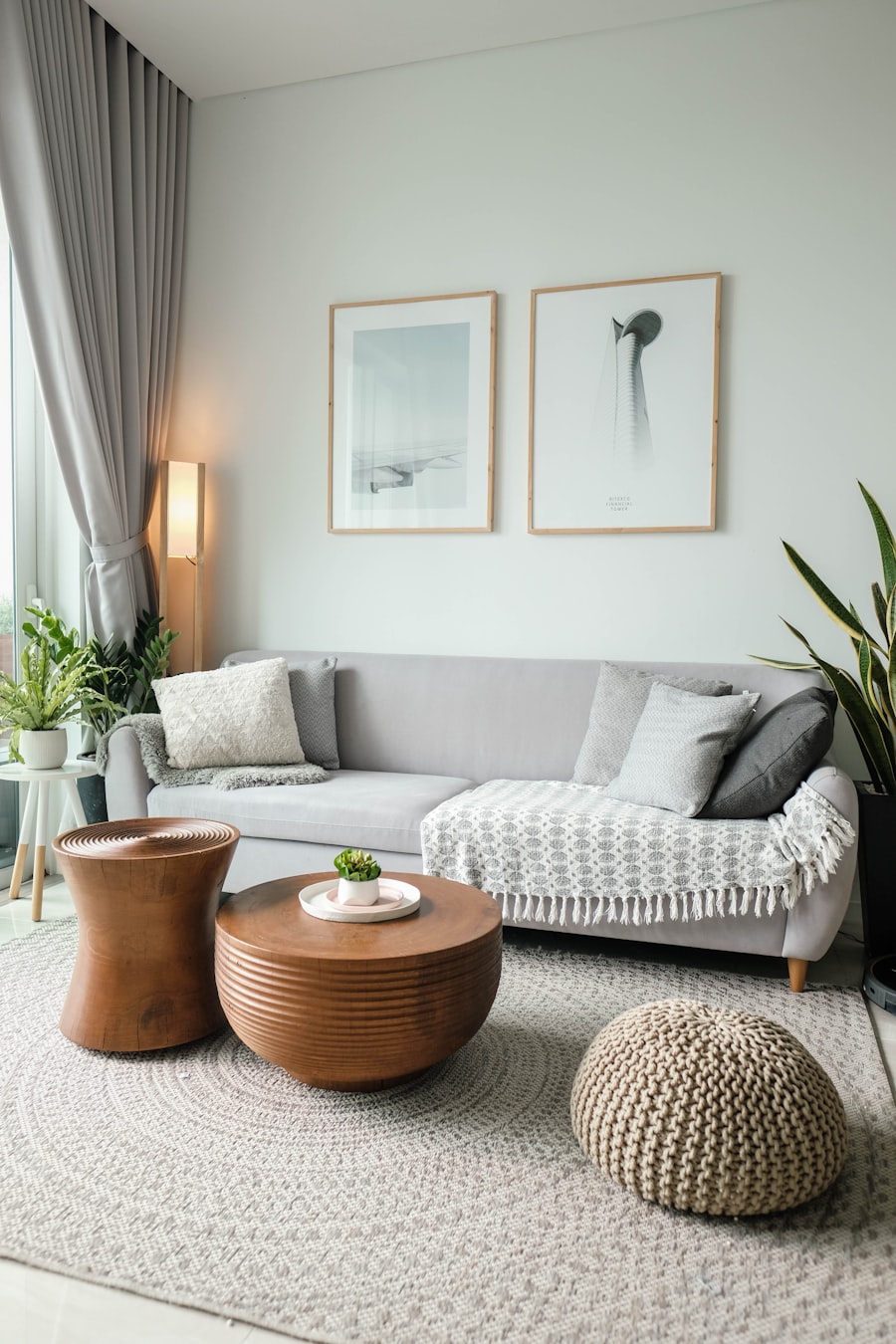 Minimalist interior design with premium materials — atmosphere image
